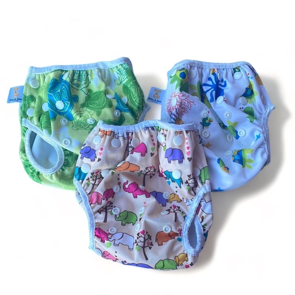 Bundle of Beau & Belle Littles Cloth Diaper Covers - Size 0-36 Months